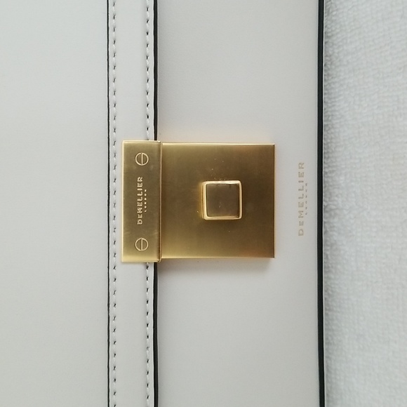 New DeMellier Paris Leather Clutch Shoulder Bag - Picture 4 of 13